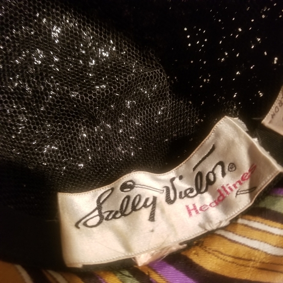 VINTAGE SALLY VICTOR 1940s STRAW HAT